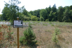 Hinweisschild in der Grube Rosit